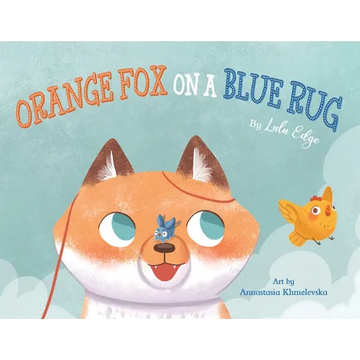 Orange Fox on a Blue Rug - Paperback