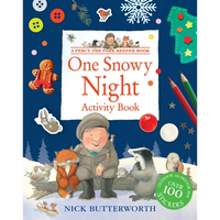 One Snowy Night Activity Book - Paperback