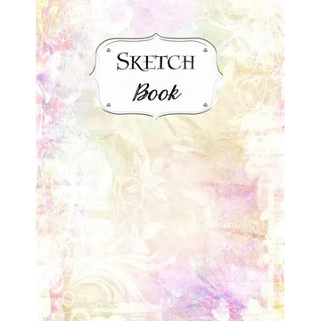 Sketch Book: Watercolor Sketchbook Scetchpad for Drawing or Doodling Notebook Pad for Creative Artists #7 Pink Purple Yellow - Paperback