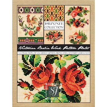 Victorian Berlin Work Pattern Plates: A Collection of Charted Motifs from 19th Century Germany for Needlepoint & Cross Stitch - Paperback