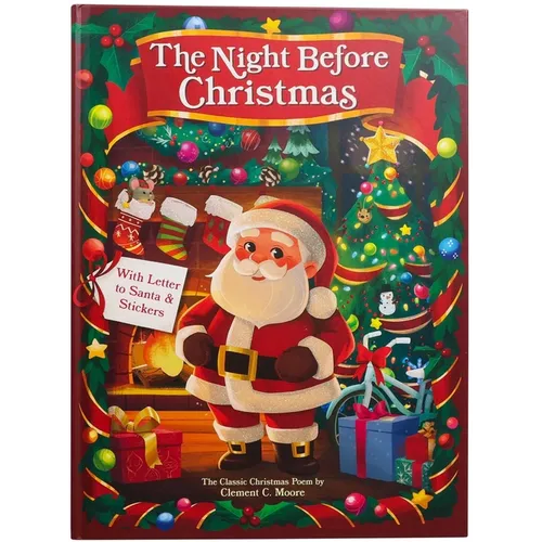 The Night Before Christmas with Letter to Santa and Stickers