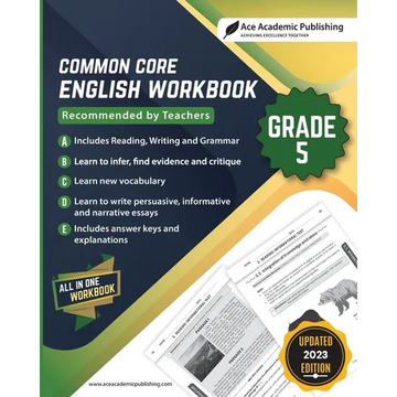 Common Core English Workbook: Grade 5 - Paperback