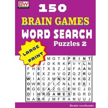 150 Brain Games - WORD SEARCH Puzzles 2 - Paperback