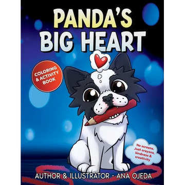 Panda's Big Heart Coloring & Activity Book - Paperback