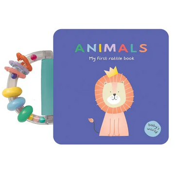Animals: My First Rattle Book: Board Book with Rattle Handle - Board Book