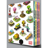 Minecraft: Bite-Size Builds Collection 4-Book Boxed Set: Minecraft: Bite Size-Builds, Minecraft: Amazing Bite-Size Builds, Minecraft: Super Bite-Size - Hardcover
