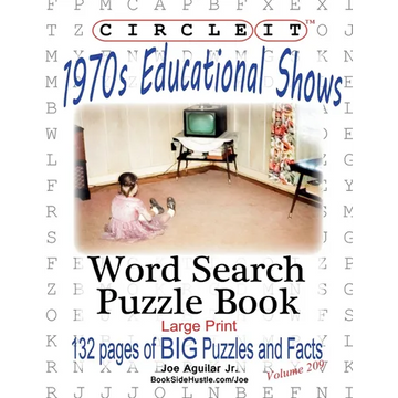 Circle It, 1970s Educational Shows, Word Search, Puzzle Book - Paperback