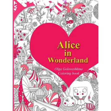 Alice in Wonderland Coloring Book - Paperback