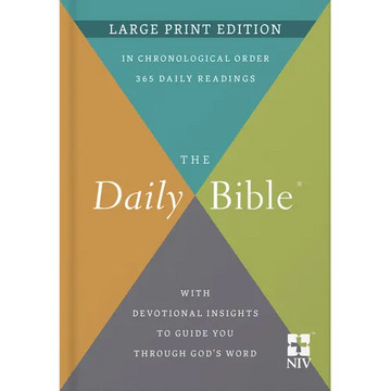 The Daily Bible (Niv, Large Print) - Hardcover