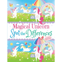 Magical Unicorn Spot the Differences - Paperback