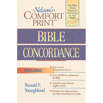 The Comfort Print Bible Concordance - Paperback