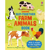 Slot-Together Farm Animals Book - Board Book