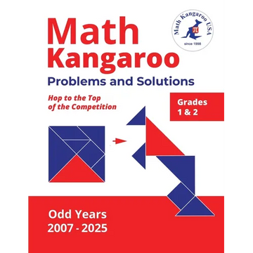 Math Kangaroo Problems and Solutions - Grades 1 & 2 - Odd Years - Paperback