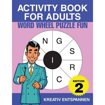 Activity Book for Adults - Word Wheel Puzzle Fun Edition 2 - Paperback