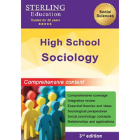 High School Sociology: Comprehensive Content for High School Sociology - Paperback