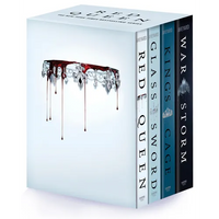 Red Queen 4-Book Paperback Box Set: Red Queen, Glass Sword, King's Cage, War Strom - Paperback