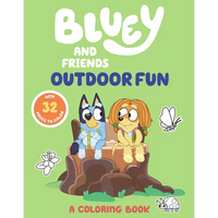 Bluey and Friends: Outdoor Fun: A Coloring Book - Paperback