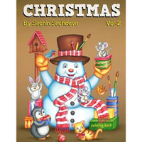 Christmas Coloring Book for Kids: Winter Season Book for Boys & Girls - Paperback