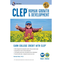 Clep(r) Human Growth & Development, 10th Ed., Book + Online - Paperback