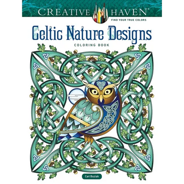 Creative Haven Celtic Nature Designs Coloring Book - Paperback