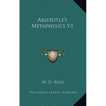 Aristotle's Metaphysics V1 - Hardcover