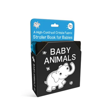 Baby Animals: A High-Contrast Crinkle Fabric Stroller Book for Babies - Fabric