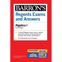 Regents Exams and Answers: Algebra I, Fourth Edition - Paperback