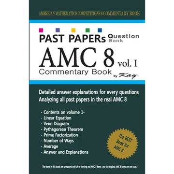 Past Papers Question Bank AMC8 [volume 1]: amc8 math preparation book - Paperback