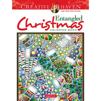 Creative Haven Entangled Christmas Coloring Book - Paperback