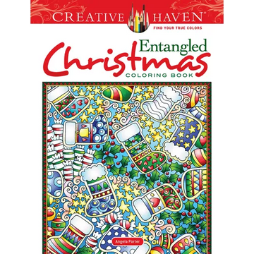 Creative Haven Entangled Christmas Coloring Book - Paperback
