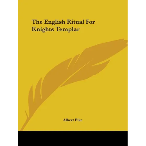 The English Ritual For Knights Templar