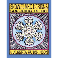 Snowflake Designs Coloring Book: 24 Designs in Elaborate Frames - Paperback