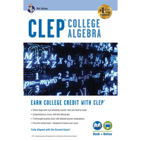 Clep(r) College Algebra Book + Online - Paperback