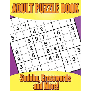 Adult Puzzle Book: Sudoku, Crosswords and More! - Paperback