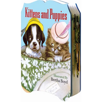 Kittens and Puppies Shape Book - Paperback