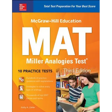 McGraw-Hill Education Mat Miller Analogies Test, Third Edition - Paperback