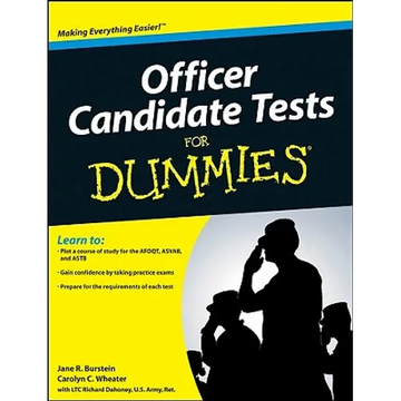 Officer Candidate Tests for Dummies - Paperback