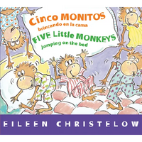 Five Little Monkeys Jumping on the Bed/Cinco Monitos Brincando En La Cama: Bilingual Spanish-English - Board Book