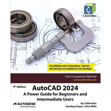 AutoCAD 2024: A Power Guide for Beginners and Intermediate Users - Paperback