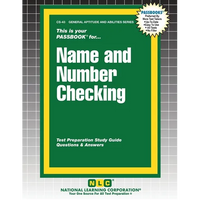 Name and Number Checking - Paperback