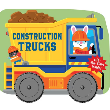 Spin & Lift: Construction Trucks - Paperback
