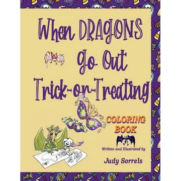 When Dragons Go Out Trick-or-Treating Coloring Book - Paperback