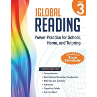 iGlobal Reading, Grade 3: Power Practice for School, Home, and Tutoring - Paperback