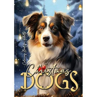 Christmas Dogs Coloring Book for Adults: Dog Coloring Book for Adults Grayscale Coloring Book for Adults Dogs Christmas Coloring Book for Adults 58 p - Paperback