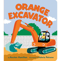 Orange Excavator - Board Book