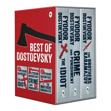 The Best of Dostoevsky Boxed Set - Timeless Masterpieces of Fyodor Dostoevsky / Crime and Punishment / The Idiot / Brothers Karamazov - Paperback