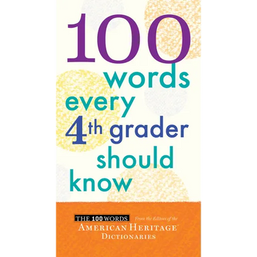 100 Words Every 4th Grader Should Know - Paperback