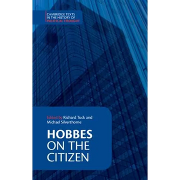 Hobbes: On the Citizen - Paperback