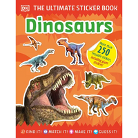 The Ultimate Sticker Book Dinosaurs - Paperback