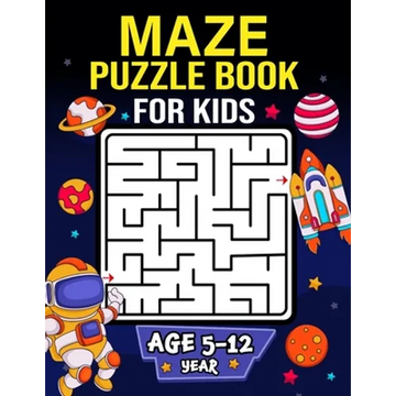 Maze Puzzle Book for Kids age 5-12 years: Activity Book for Kids (Maze Books for Kids) with coloring pages - Paperback